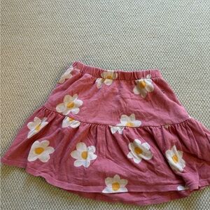 Bobo Choses Pink Kids Floral Skirt - size 8/9